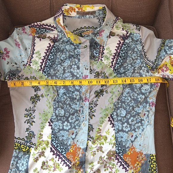 Etro Floral Button Down Shirt size 42 - Picture 6 of 9